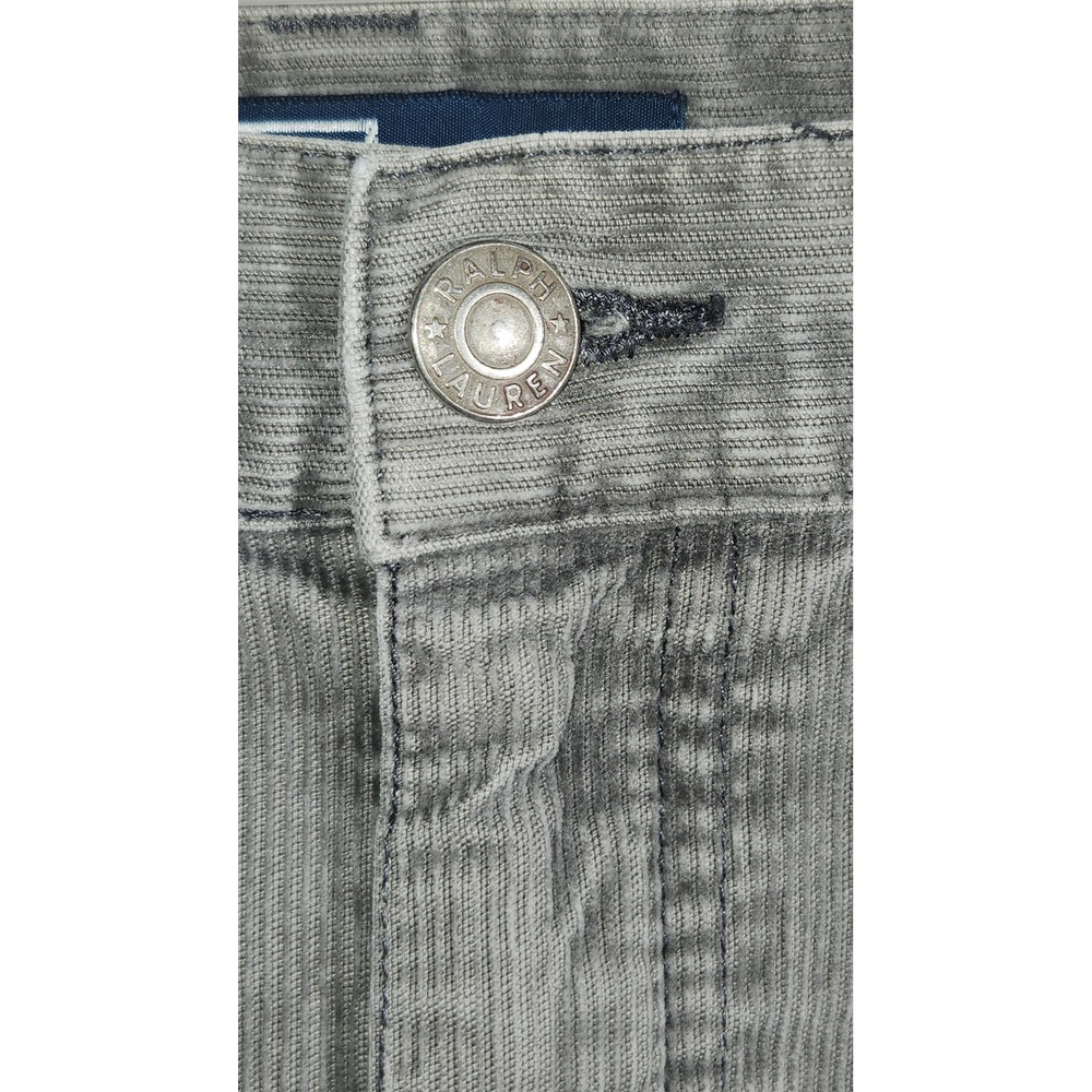 Polo Ralph Lauren Men's Gray Corduroy Pants Size 38x28 Straight Fit - Picture 8 of 9